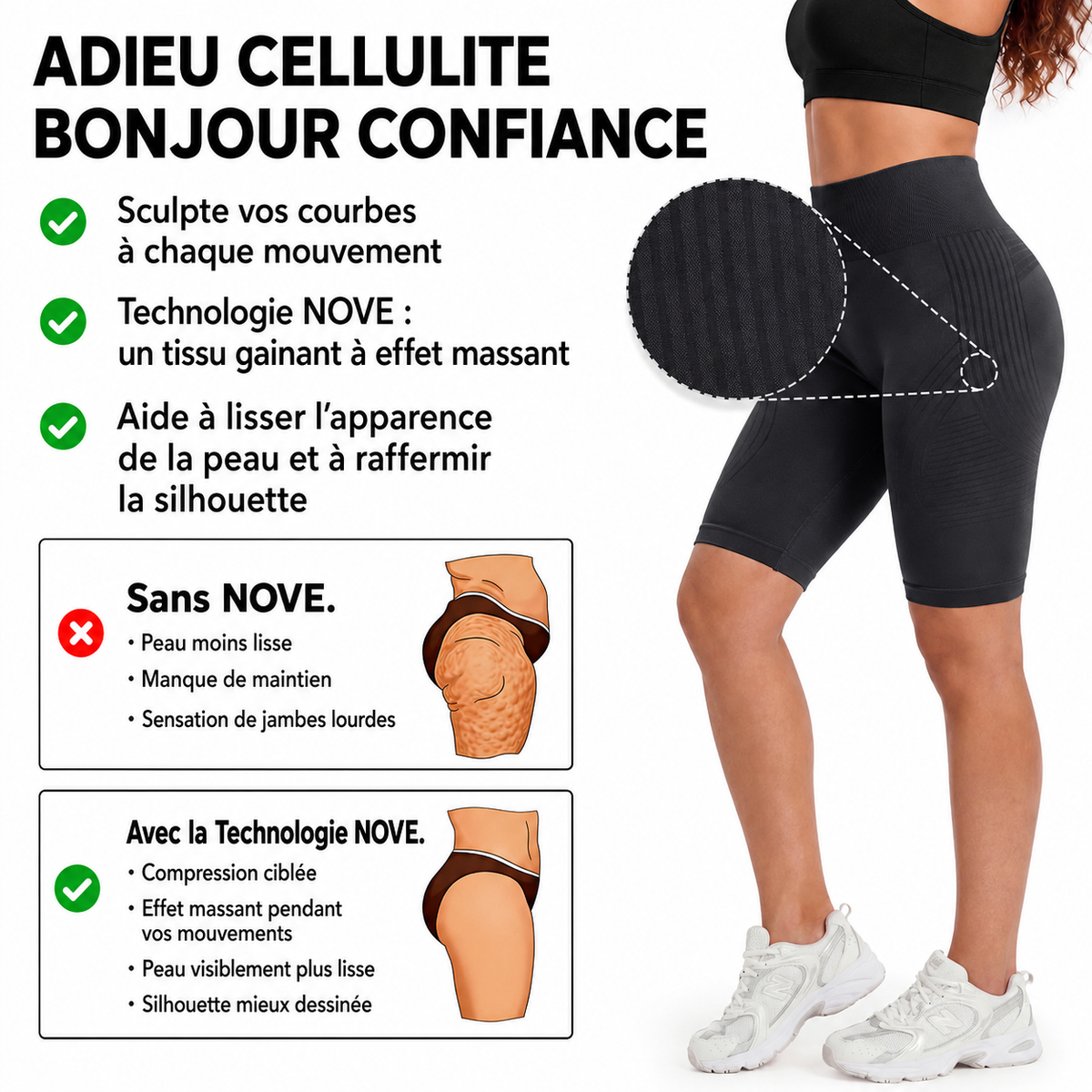 3D Sculpting Anti-Cellulite Shorts